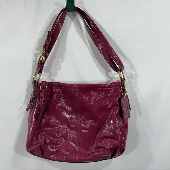Coach Patent Leather Shoulder Bag - Picture 4 of 13